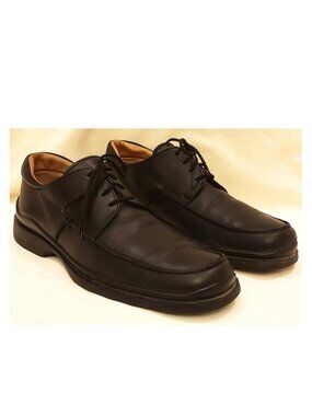 COACH Garrison Made in Italy Men's Shoes Size-10.5D Black Leather